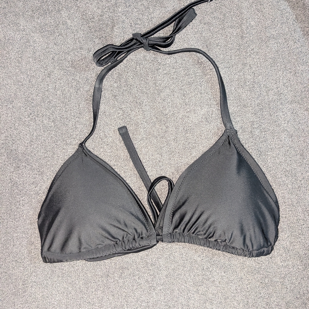 Black Triangle Bikini Top